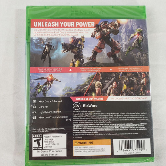 5 Copies XBox One Anthem New Sealed - Picture 3 of 5
